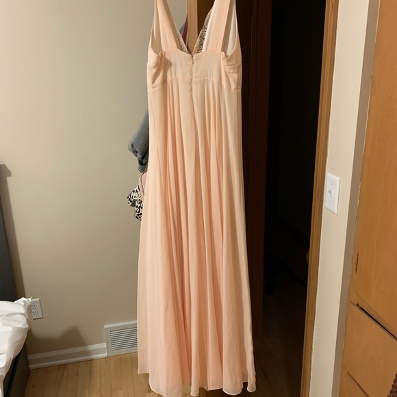 Chiffon maxi dress with lace bust - Picture 3 of 3